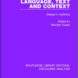 Language, Text and Context Language, Text and Context