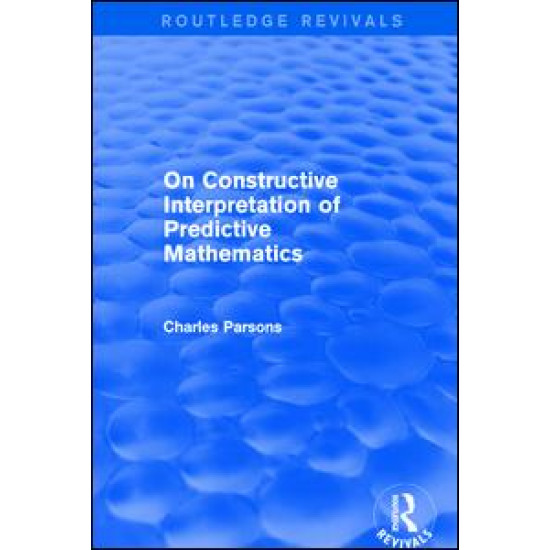 On Constructive Interpretation of Predictive Mathematics (1990)