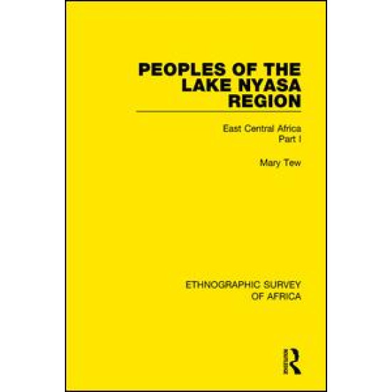 Peoples of the Lake Nyasa Region Peoples of the Lake Nyasa Region