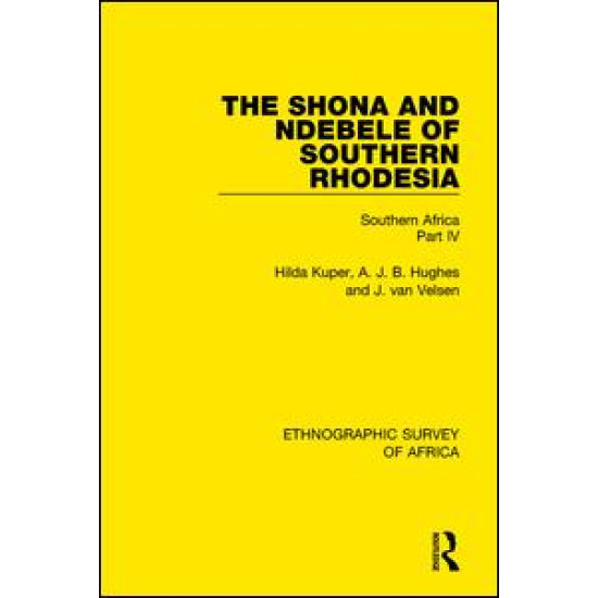 The Shona and Ndebele of Southern Rhodesia