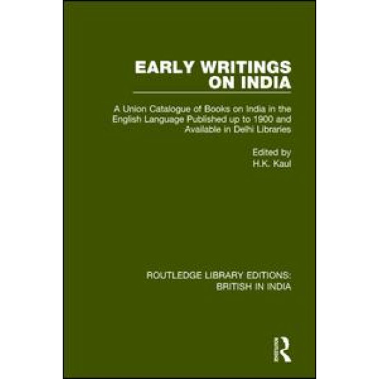 Early Writings on India Early Writings on India