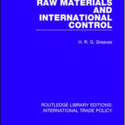 Raw Materials and International Control