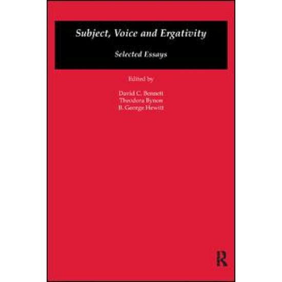 Subject, Voice and Ergativity Subject, Voice and Ergativity