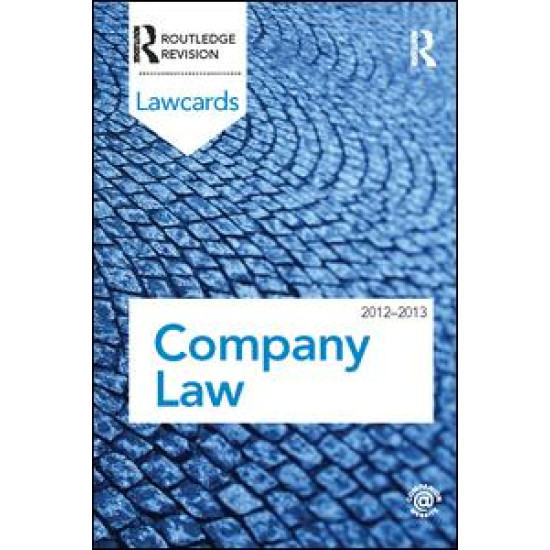 Company Lawcards 2012-2013 Company Lawcards 2012-2013