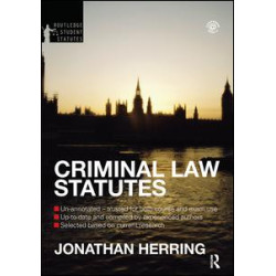 Criminal Law Statutes 2012-2013 Criminal Law Statutes 2012-2013