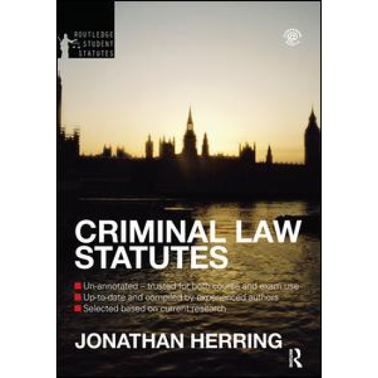 Criminal Law Statutes 2012-2013