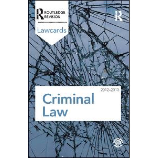Criminal Lawcards 2012-2013