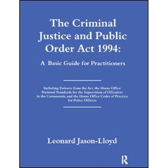 The Criminal Justice and Public Order Act 1994