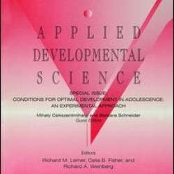 Conditions for Optimal Development in Adolescence Conditions for Optimal Development in Adolescence