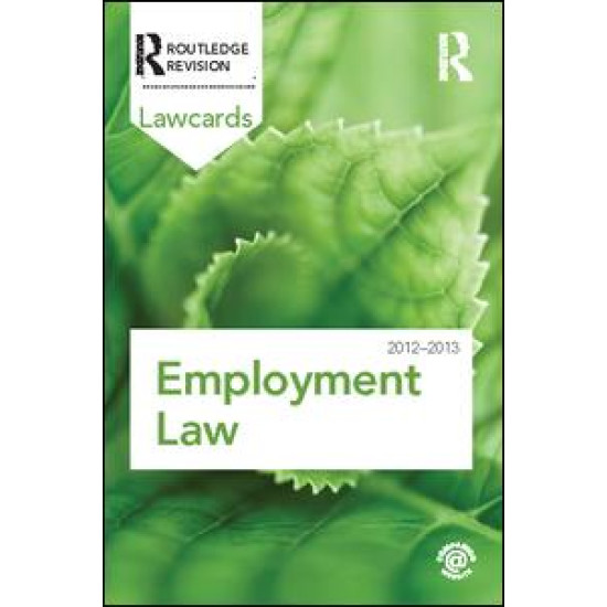 Employment Lawcards 2012-2013