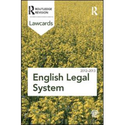 English Legal System Lawcards 2012-2013
