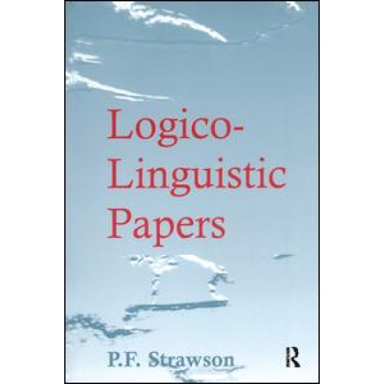 Logico-Linguistic Papers Logico-Linguistic Papers