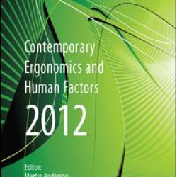 Contemporary Ergonomics and Human Factors 2012 Contemporary Ergonomics and Human Factors 2012