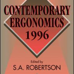 Contemporary Ergonomics 1996 Contemporary Ergonomics 1996