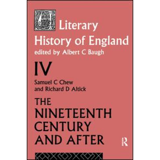 A Literary History of England Vol. 4