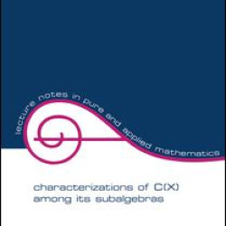 Characterization of C(x) among its Subalgebras Characterization of C(x) among its Subalgebras