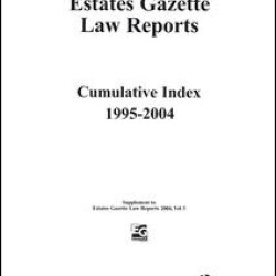 EGLR 2004 Cumulative Index EGLR 2004 Cumulative Index