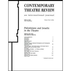 Palestinians and Israelis in the Theatre Palestinians and Israelis in the Theatre