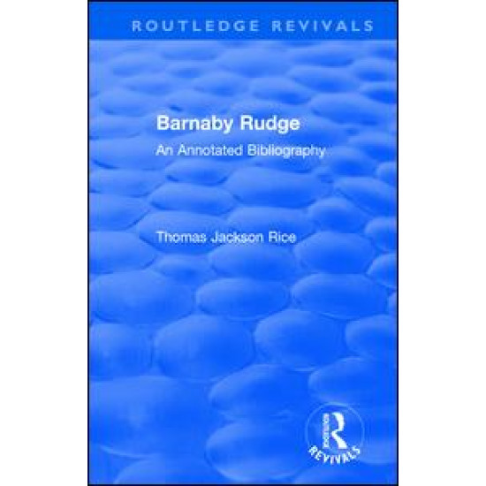 Routledge Revivals: Barnaby Rudge (1987 )
