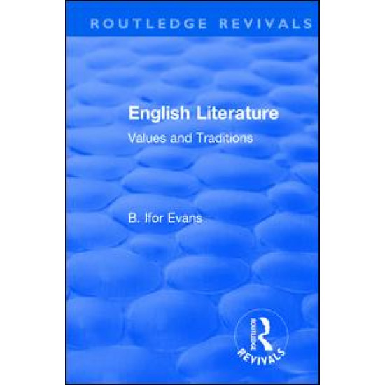 Routledge Revivals: English Literature (1962)