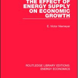 The Effect of Energy Supply on Economic Growth The Effect of Energy Supply on Economic Growth