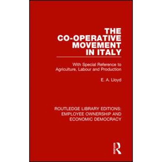 The Co-operative Movement in Italy