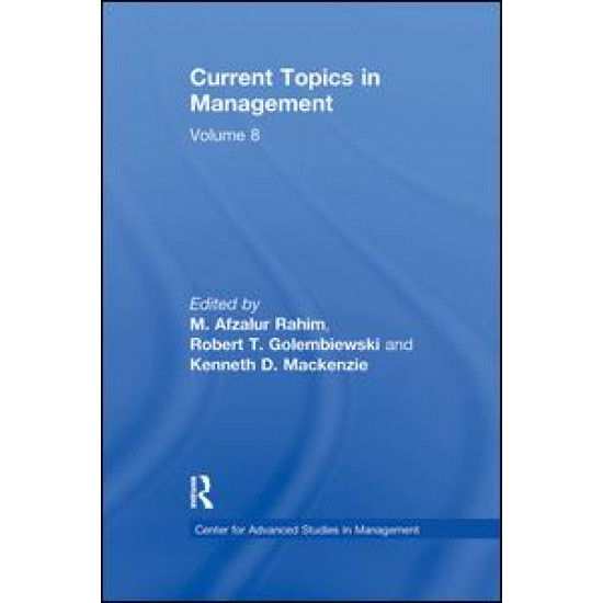 Current Topics in Management Current Topics in Management