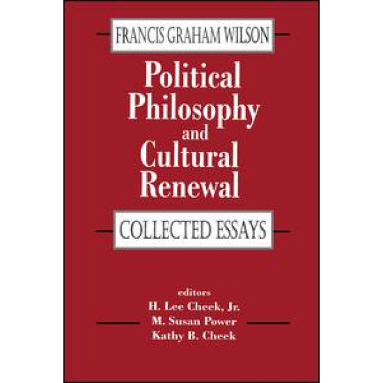 Political Philosophy and Cultural Renewal
