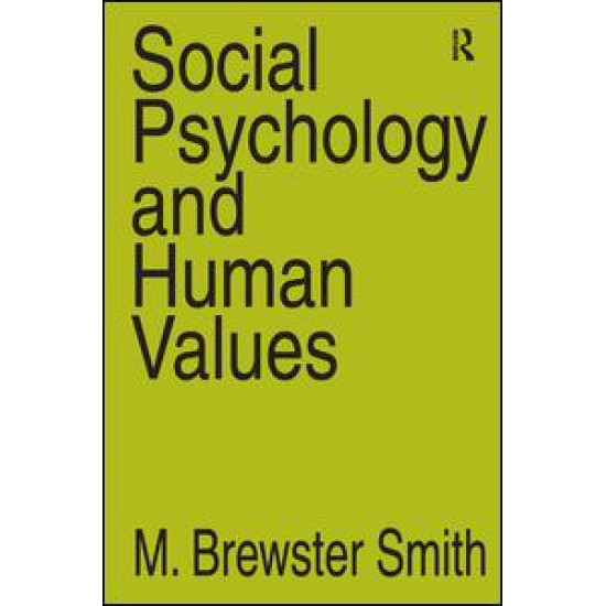 Social Psychology and Human Values