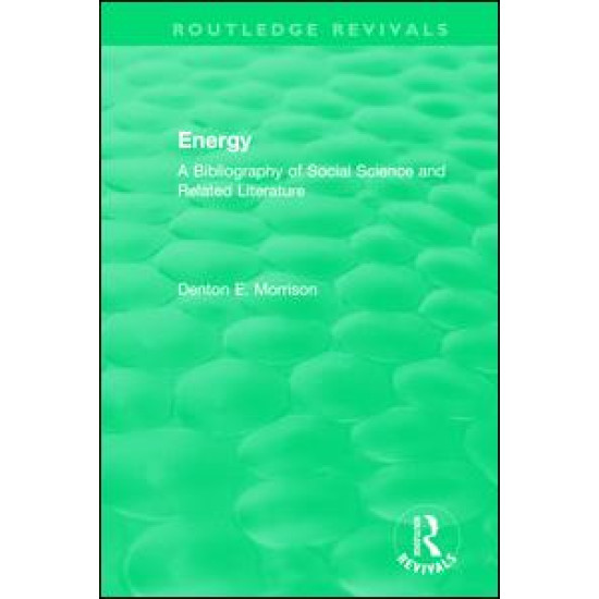 Routledge Revivals: Energy (1975)