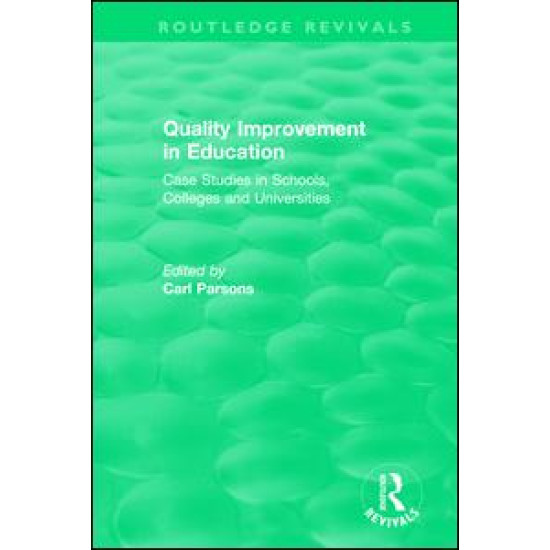 Quality Improvement in Education