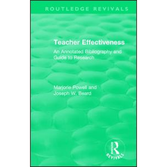 Teacher Effectiveness