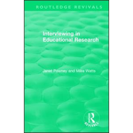 Interviewing in Educational Research