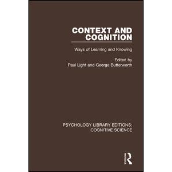 Context and Cognition Context and Cognition