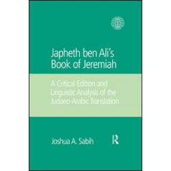 Japheth ben Ali's Book of Jeremiah Japheth ben Ali's Book of Jeremiah