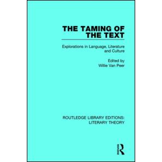 The Taming of the Text The Taming of the Text