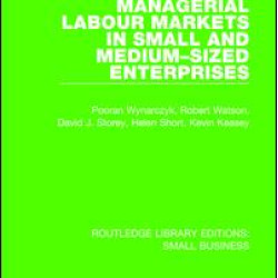 Managerial Labour Markets in Small and Medium-Sized Enterprises Managerial Labour Markets in Small and Medium-Sized Enterprises