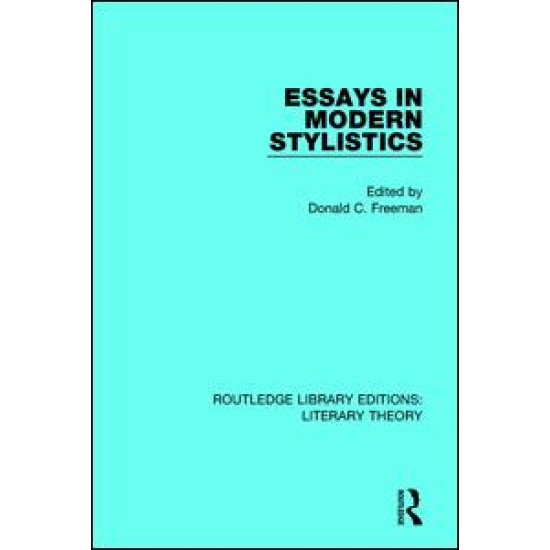 Essays in Modern Stylistics Essays in Modern Stylistics