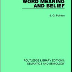 Word Meaning and Belief