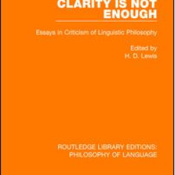 Clarity Is Not Enough