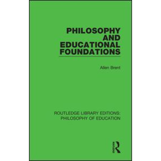 Philosophy and Educational Foundations Philosophy and Educational Foundations
