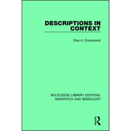 Descriptions in Context Descriptions in Context
