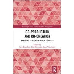 Co-Production and Co-Creation Co-Production and Co-Creation