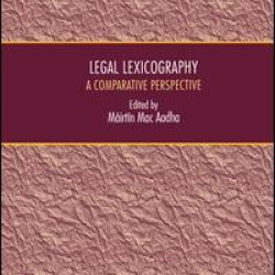 Legal Lexicography Legal Lexicography