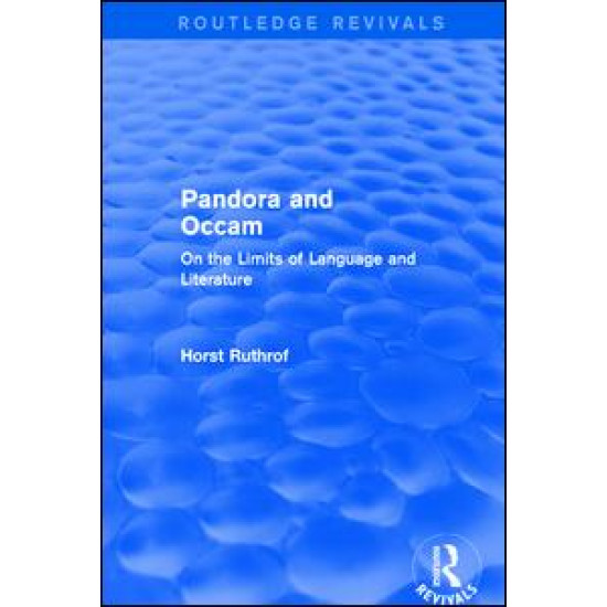 Routledge Revivals: Pandora and Occam (1992) Routledge Revivals: Pandora and Occam (1992)