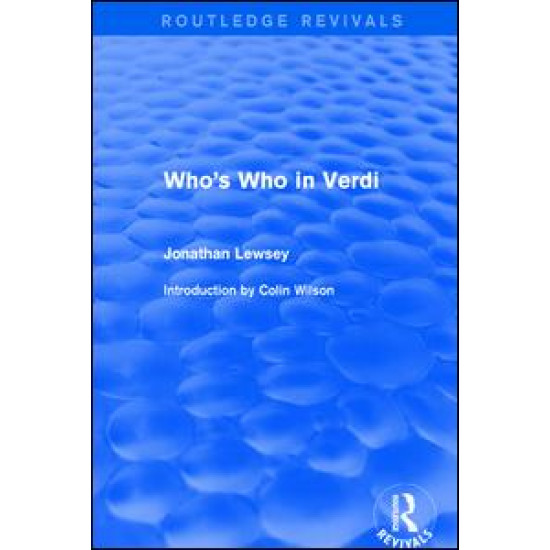 Who's Who in Verdi Who's Who in Verdi