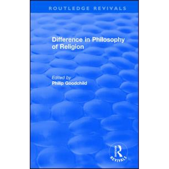 Difference in Philosophy of Religion Difference in Philosophy of Religion