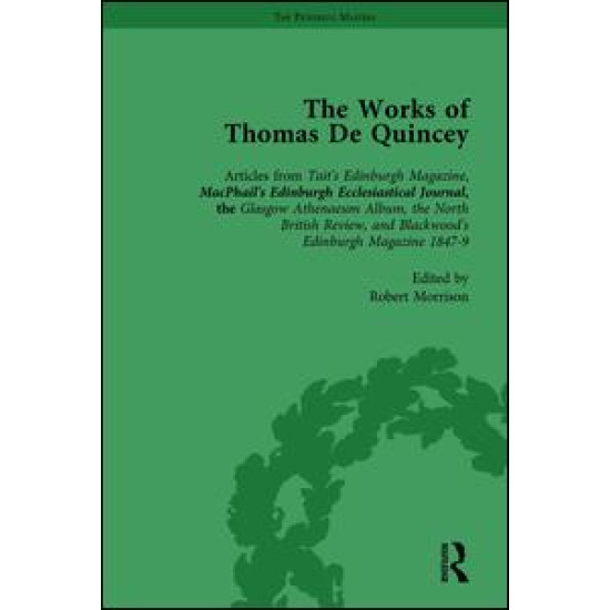 The Works of Thomas De Quincey, Part III vol 16