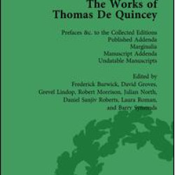 The Works of Thomas De Quincey, Part III vol 20 The Works of Thomas De Quincey, Part III vol 20