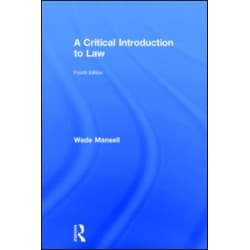 A Critical Introduction to Law